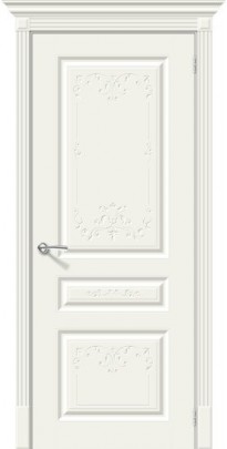 Дверь межкомнатная полиуретановая эмаль Скинни-14 Аrt Whitey
